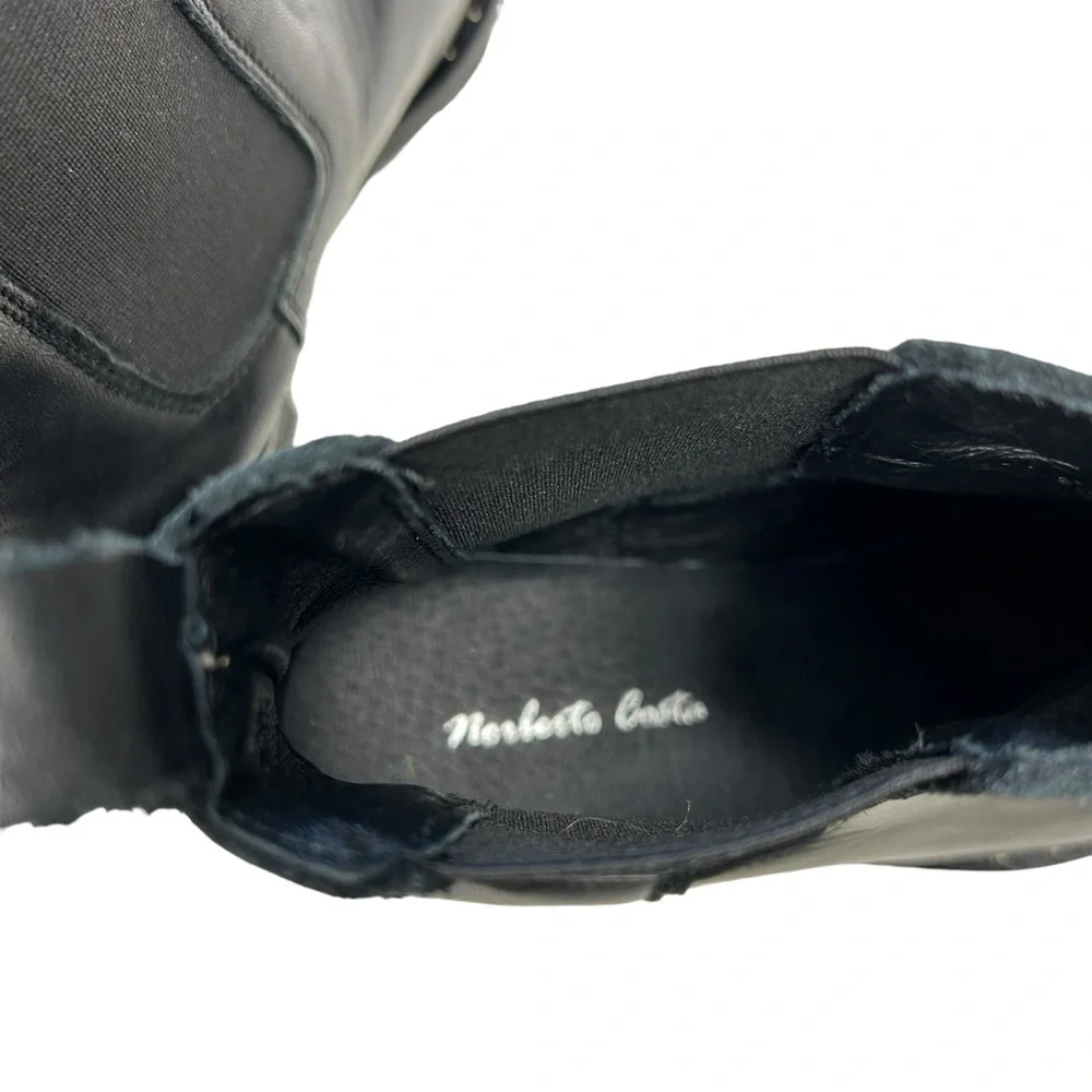 Norberto Costa black leather